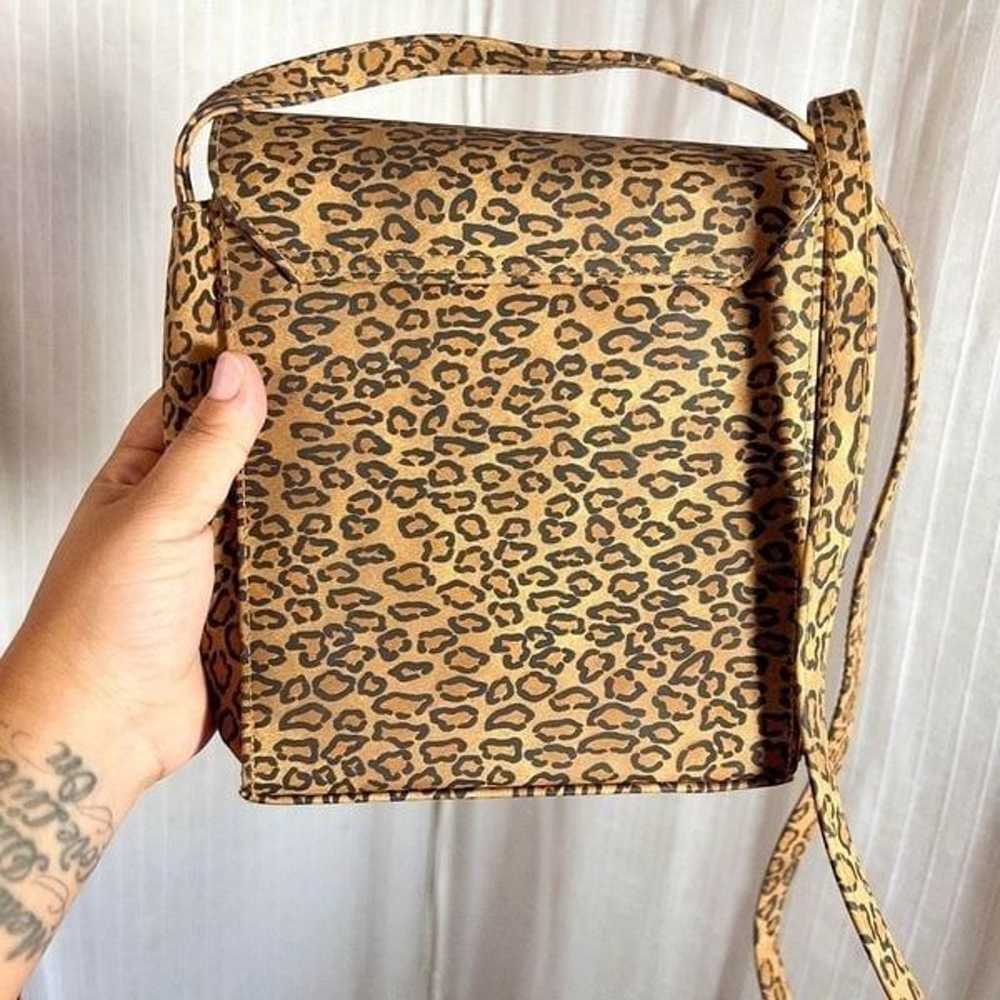 Y2k 90s Animal Print Mini Messenger Bag - image 4