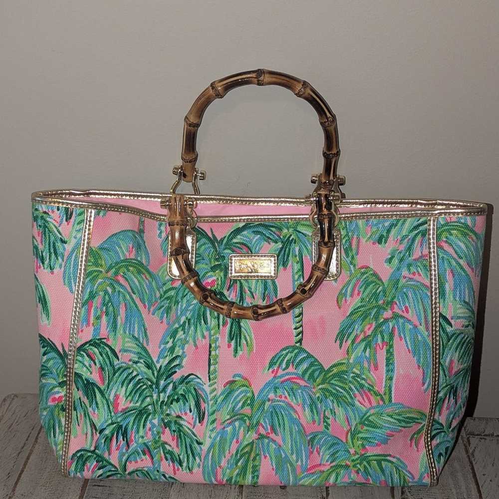 Lily Pulitzer Greydon Canvas Tote Bag - image 8