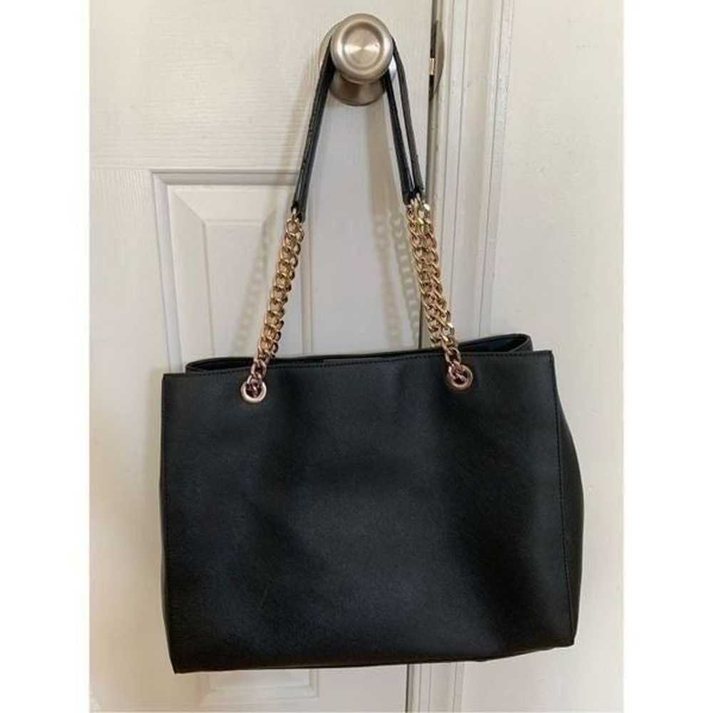 Michael Kors black handbag tote - image 2