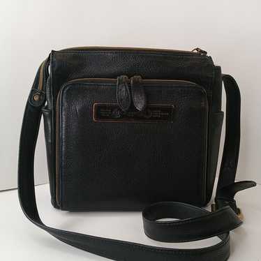 EUC Fossil 1954 Black Leather Crossbody Bag