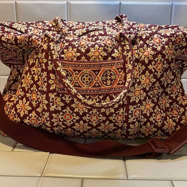 Vera Bradley Large Weekender Travel Bag - VINTAGE… - image 1