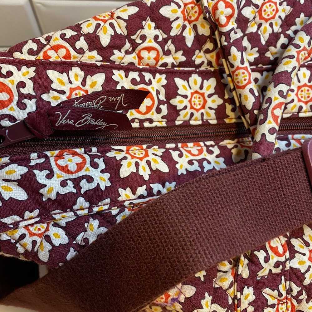 Vera Bradley Large Weekender Travel Bag - VINTAGE… - image 3