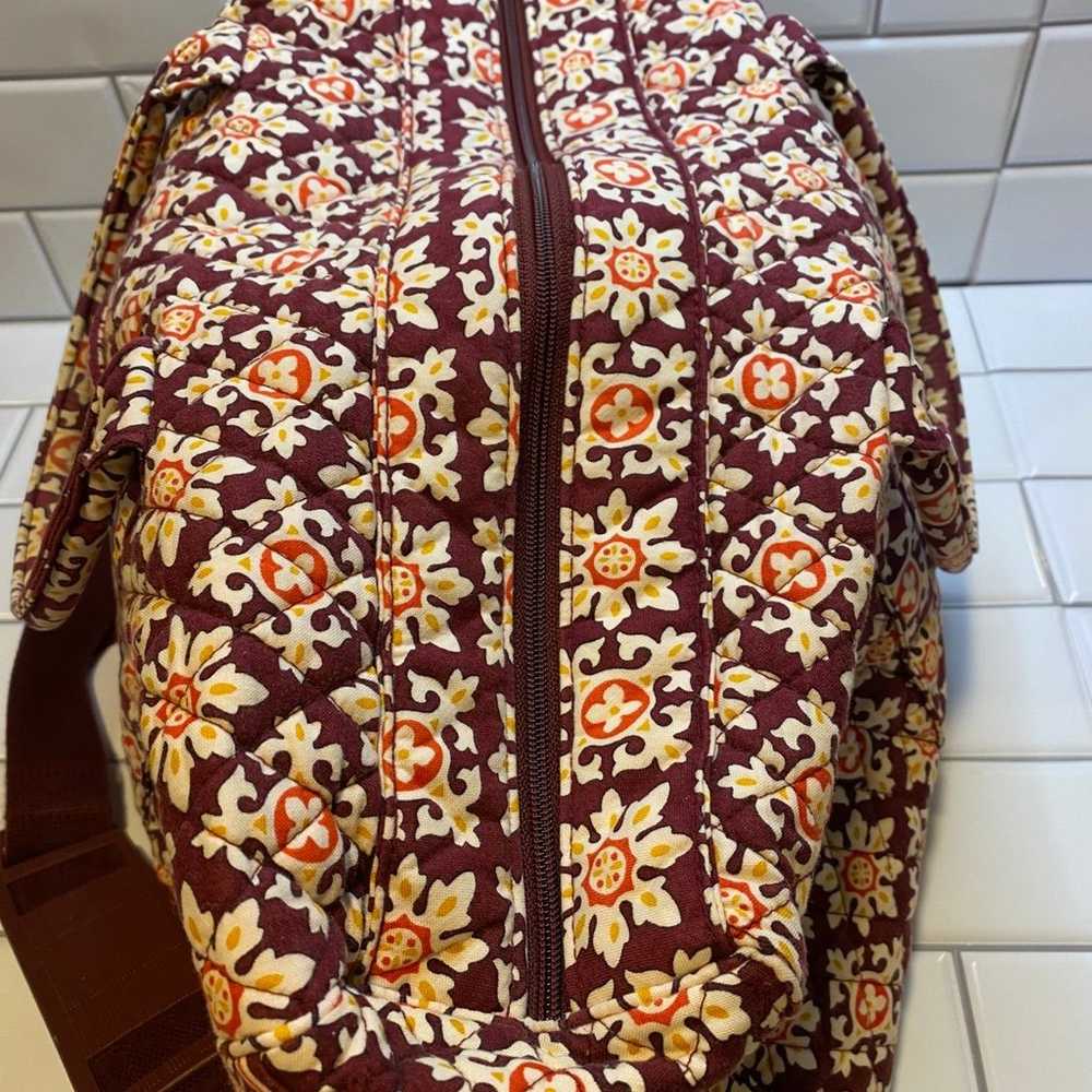 Vera Bradley Large Weekender Travel Bag - VINTAGE… - image 7