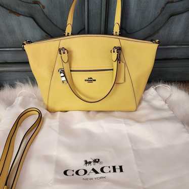 New coach satchel crossbody bag handbag prairie - image 1