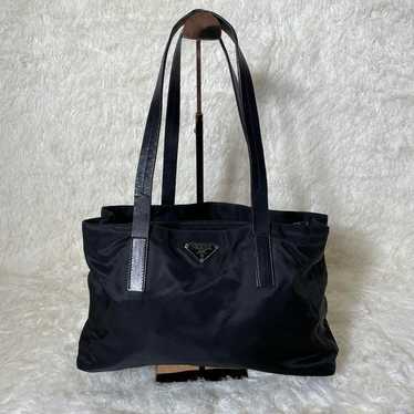 PRADA Nylon Tote Bag Triangle Logo