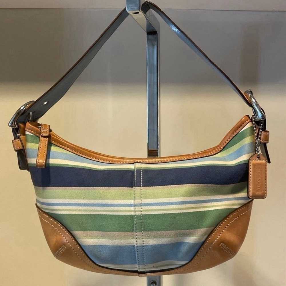 Pre-Loved Authentic COACH #9514 Colorful Striped … - image 8