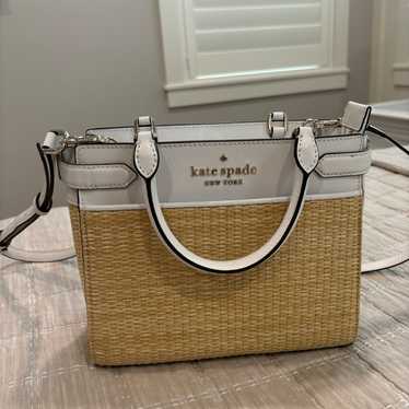 Kate Spade Staci Straw Satchel