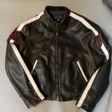 Armani jeans leather jacket - Gem