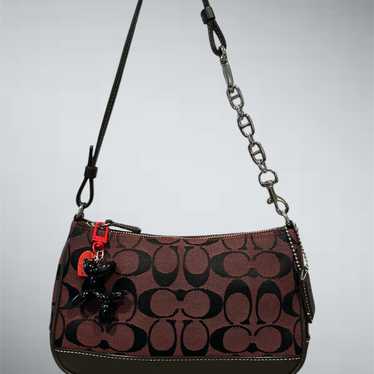 Coach Y2K-Shoulder Bag Canvas Red | brown - image 1