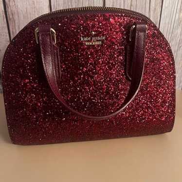 Kate Spade Red Glitter Purse