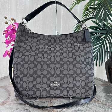 Coach Celeste Signature Convertible Hobo F55365 B… - image 1