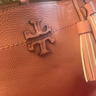 Tory Burch  McGraw  pale pink tote leather.