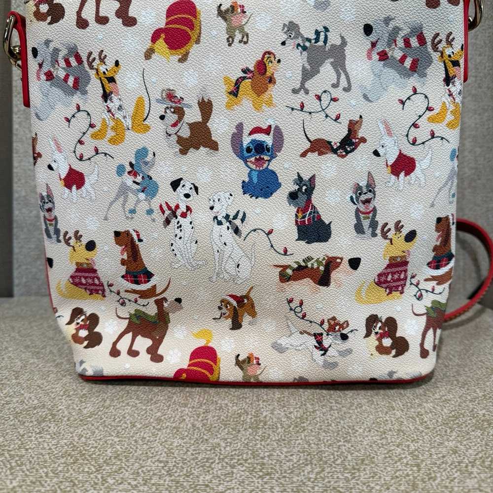 Dooney and Bourke Disney Christmas Dogs Crossbody - image 2