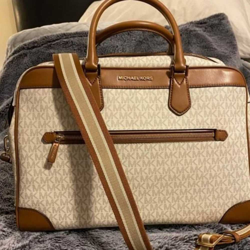 MICHAEL KORS Coated Canvas Duffle Bag - image 1