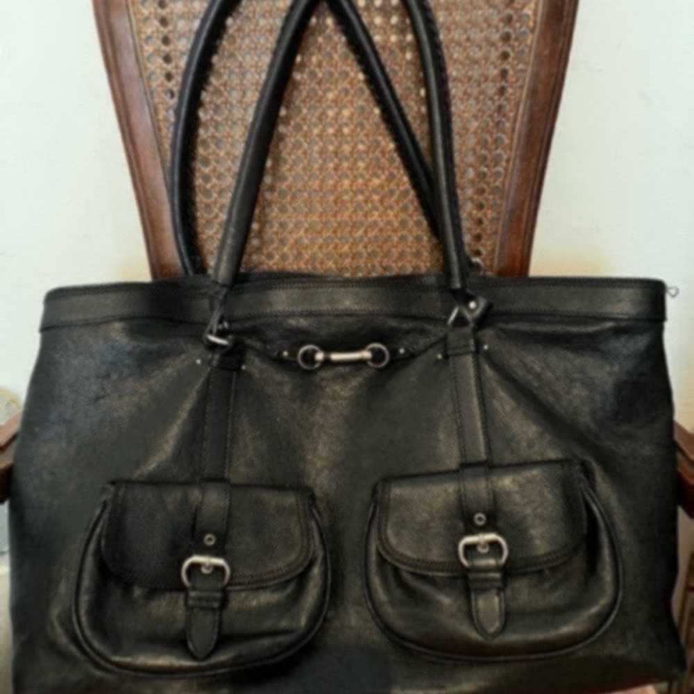 Christian Dior Genuine Leather Large Tote Bag - image 10