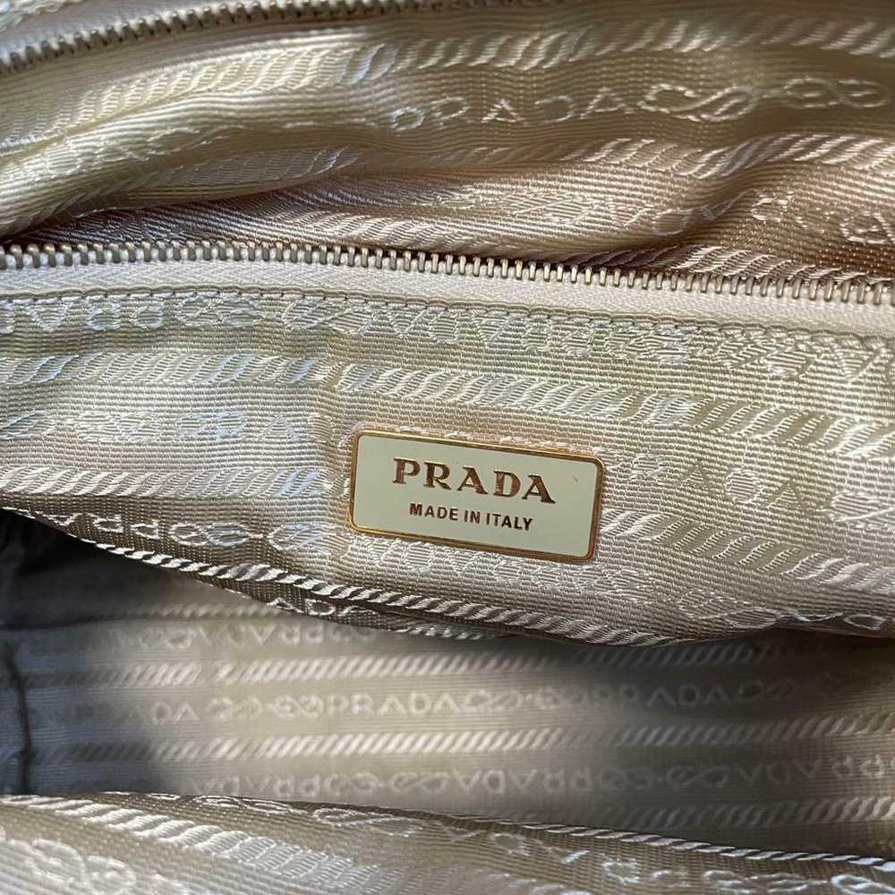 PRADA Tessuto Nylon Handbag Orange - image 12