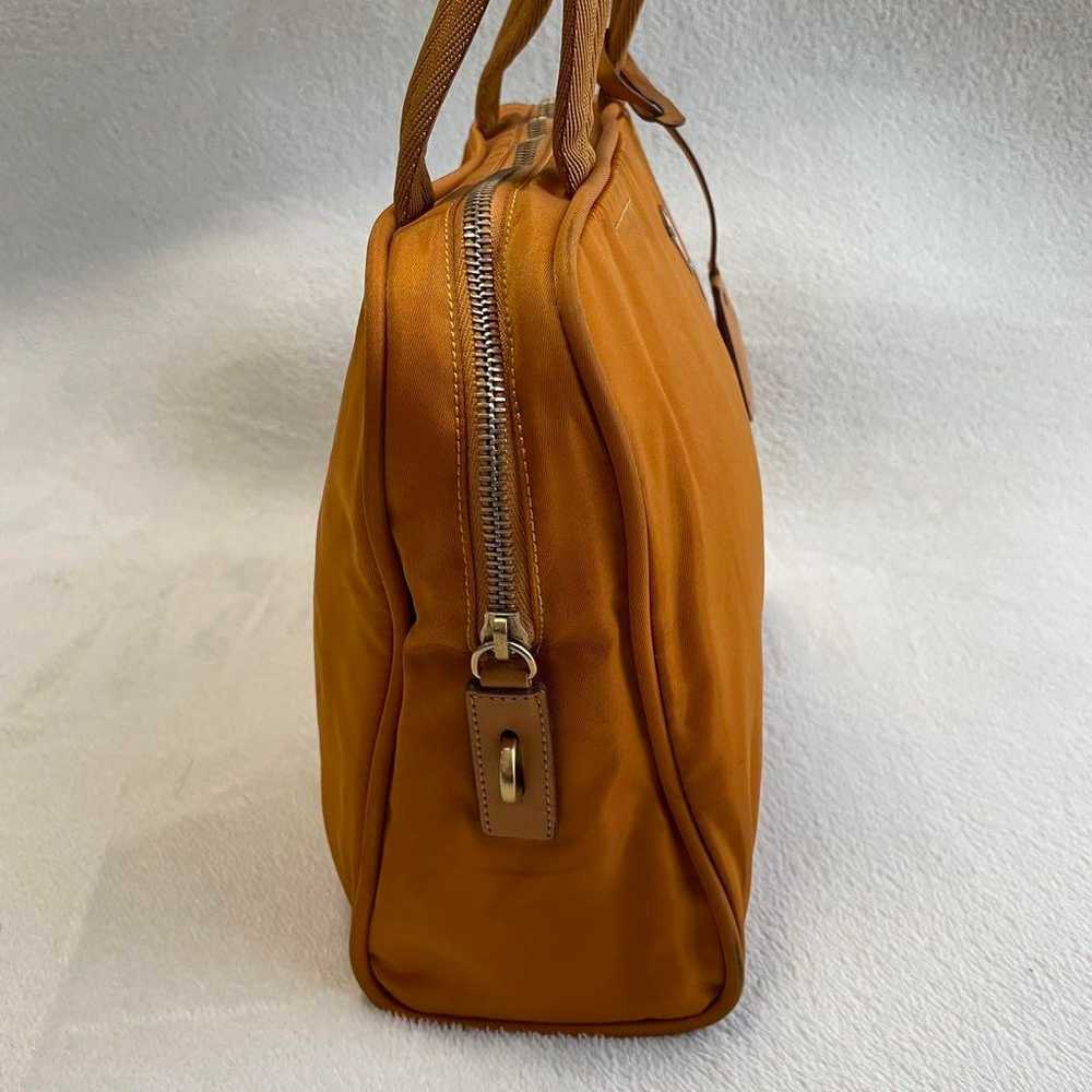 PRADA Tessuto Nylon Handbag Orange - image 5