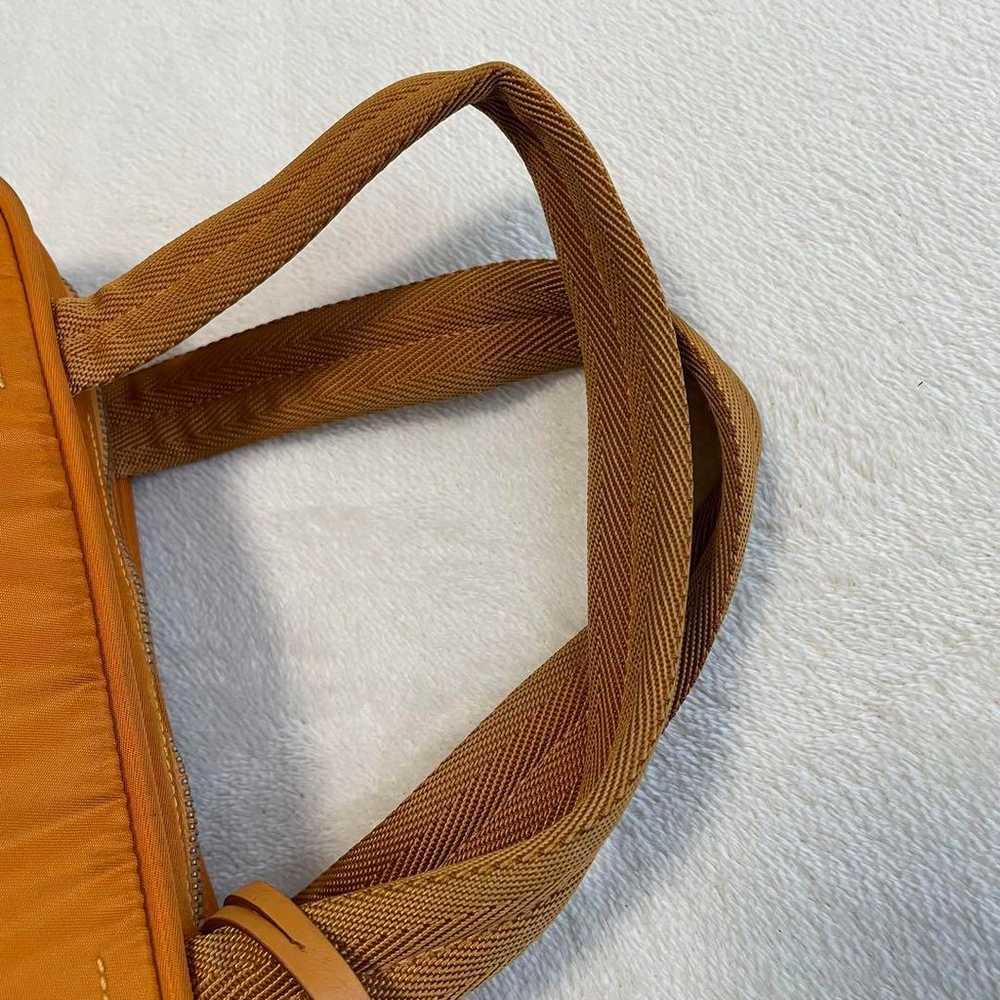 PRADA Tessuto Nylon Handbag Orange - image 9