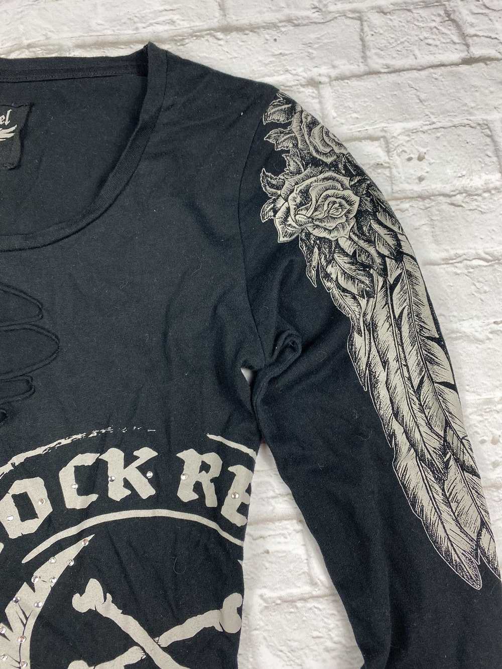 Rock Band × Rock Tees × Vintage Rock Rebel longsl… - image 3