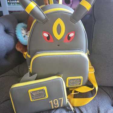 Loungefly Mini Backpack Pokémon Umbreon With Wall… - image 1