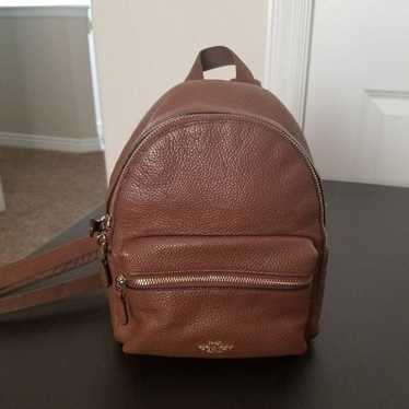 Coach Leather Mini Backpack