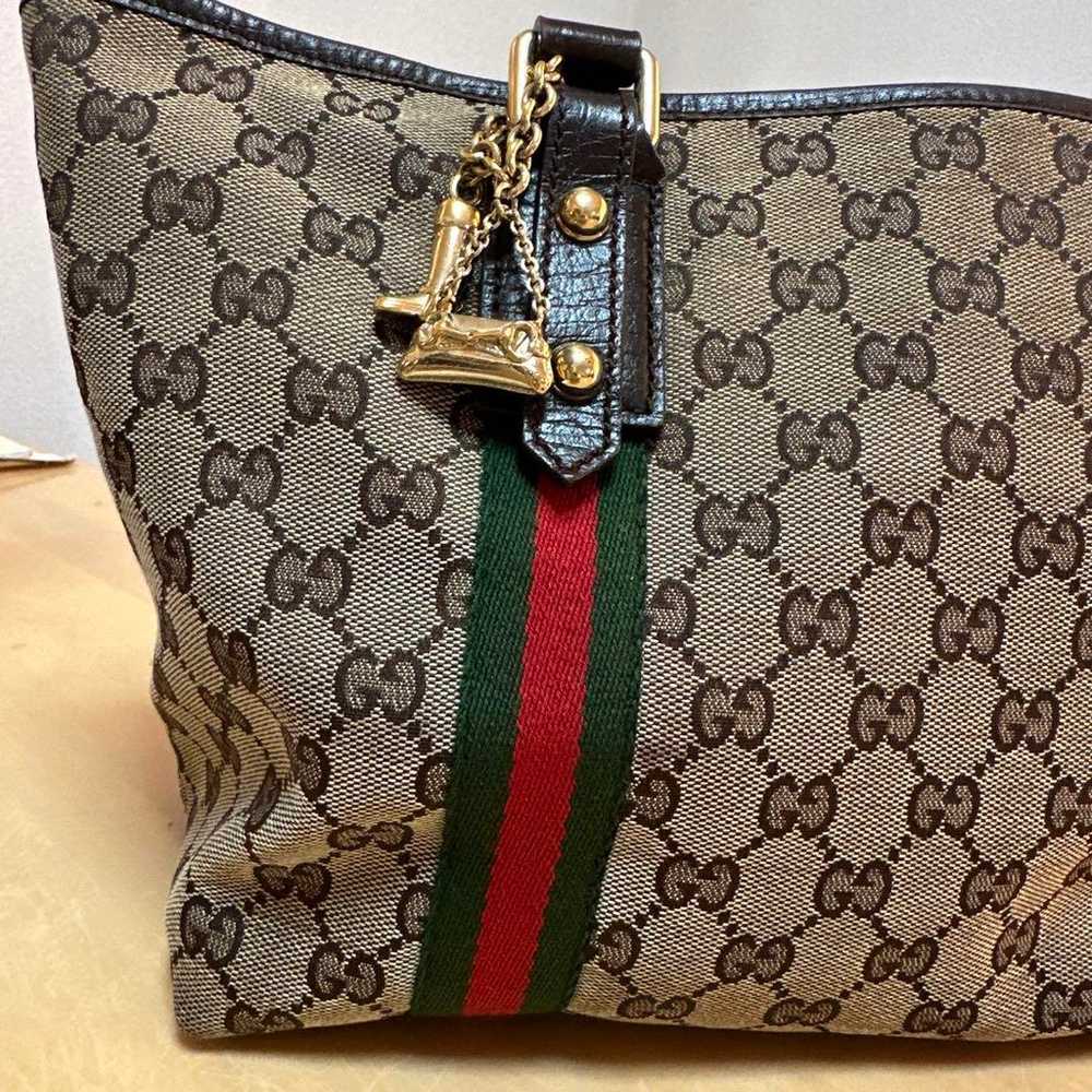 Gucci GG Canvas Medium Shoulder Bag - image 2