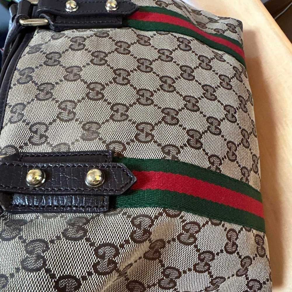 Gucci GG Canvas Medium Shoulder Bag - image 5