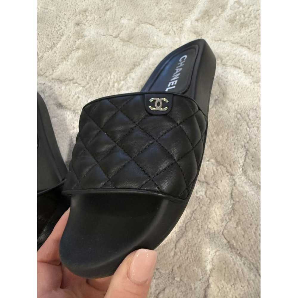 Chanel Leather mules & clogs - image 10