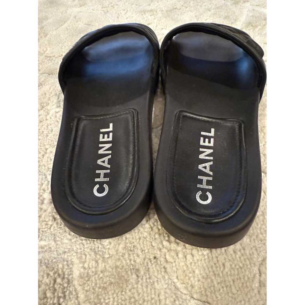 Chanel Leather mules & clogs - image 3