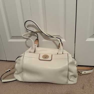 Kate Spade White Large Hampton Road Satchel Purse - image 1