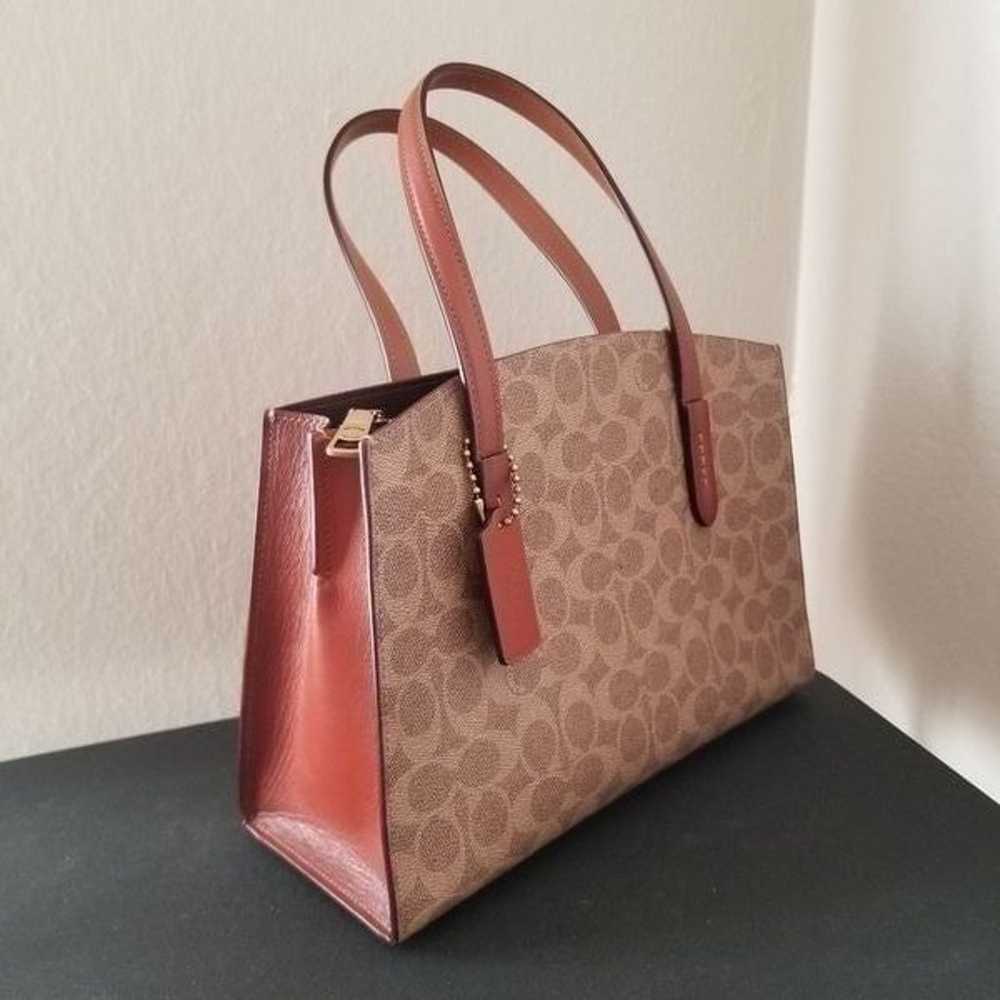 NWOT Coach Leather Tote - image 2