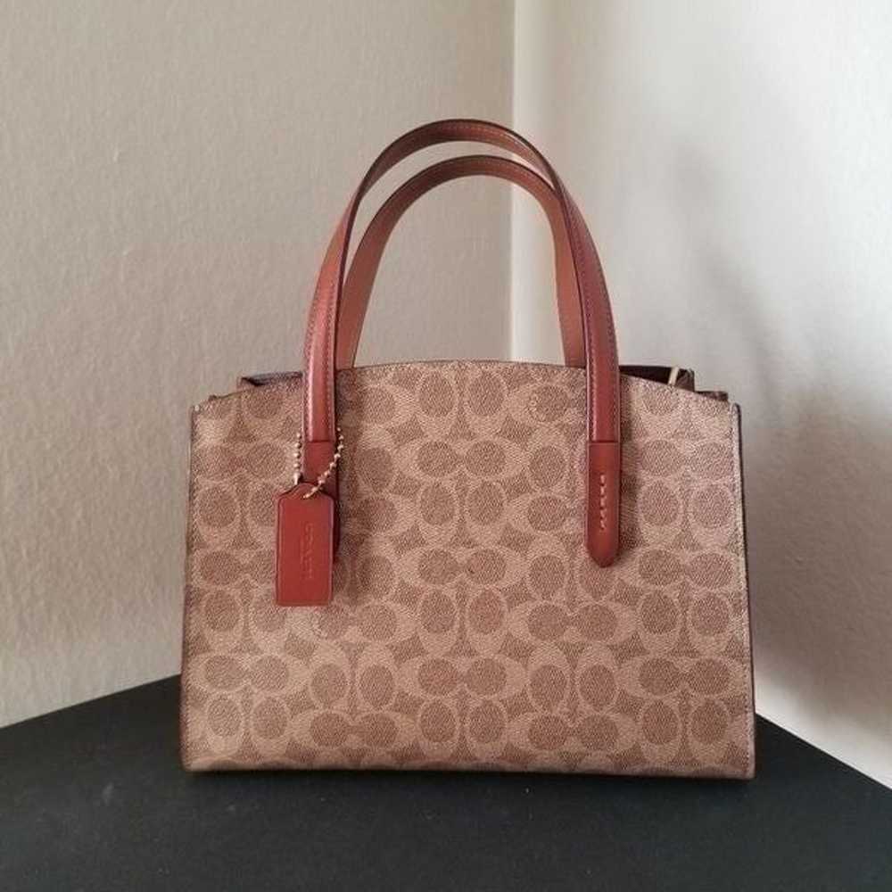 NWOT Coach Leather Tote - image 4