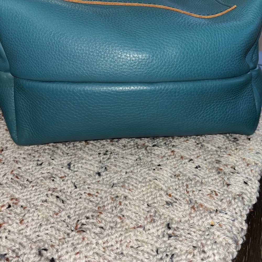 Portland Leather Goods Turquoise Large Classic To… - image 5