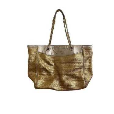 Tory Burch Fleming Rafla Metallic Gold & Silver To