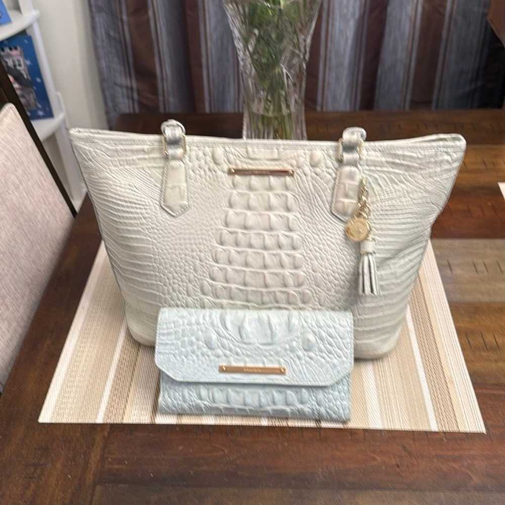 Brahmin Asher Sea Glass Melbourne bag and Wallet. - image 1