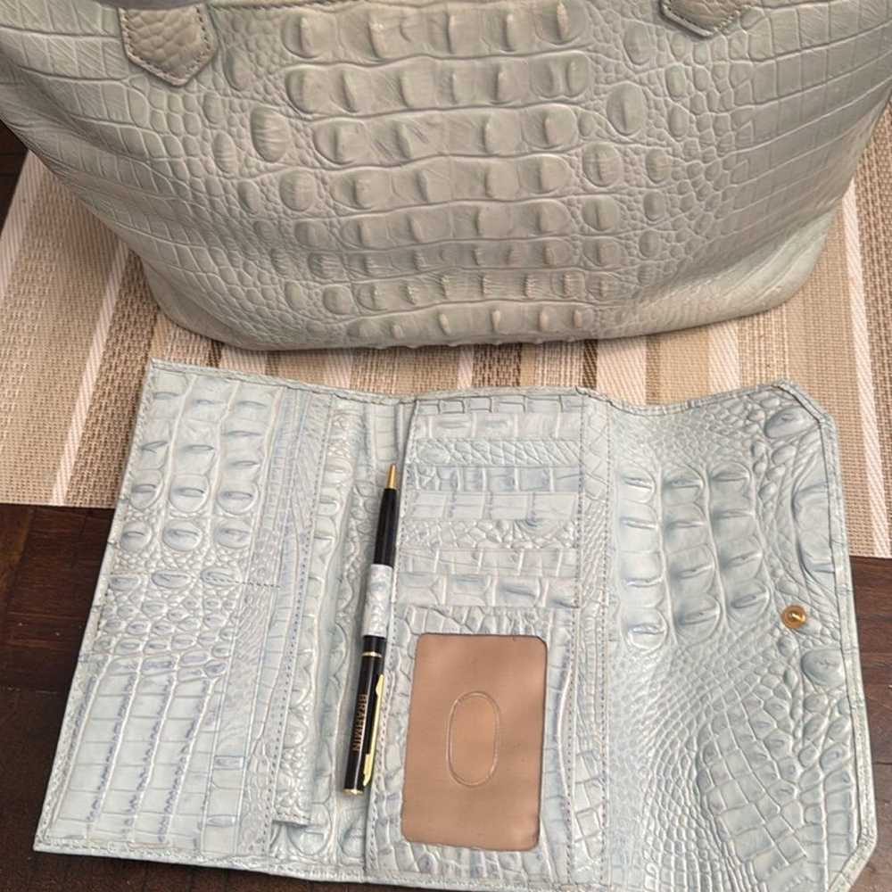 Brahmin Asher Sea Glass Melbourne bag and Wallet. - image 3