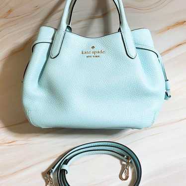 Kate Spade Shoulder Handbag Light Blue Blue