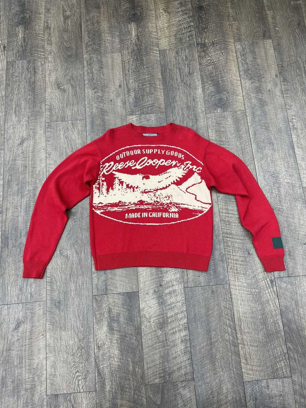 Reese Cooper Red Sweater (L) - image 1