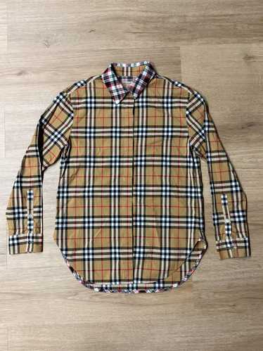 Burberry Burberry women’s plaid button down