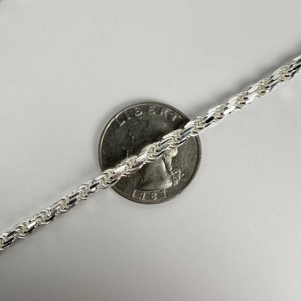 Chain × Jewelry × Silver Silver Bracelet Solid .9… - image 7