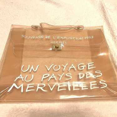 HERMES Vinyl Kelly Bag