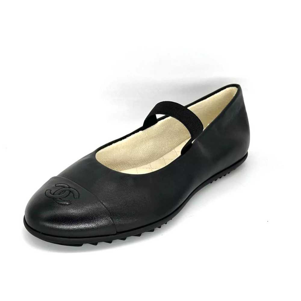 Chanel Mary Janes leather ballet flats - image 2