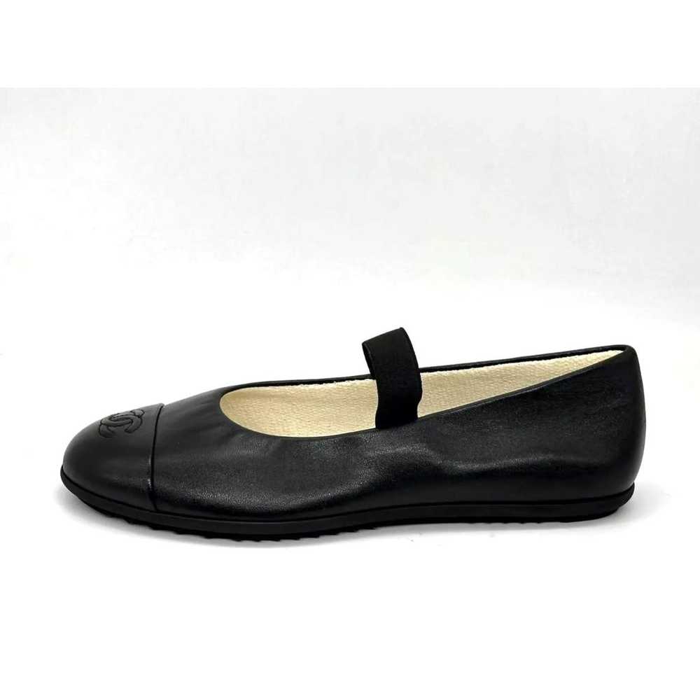 Chanel Mary Janes leather ballet flats - image 3