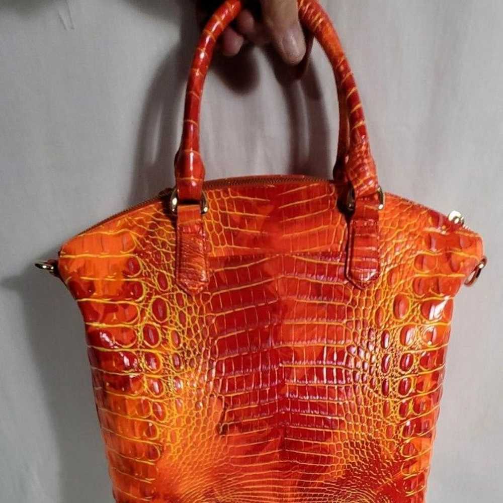 BRAHMIN SPICY ORANGE LARGE DUXBURY SHOULDER BAG P… - image 4