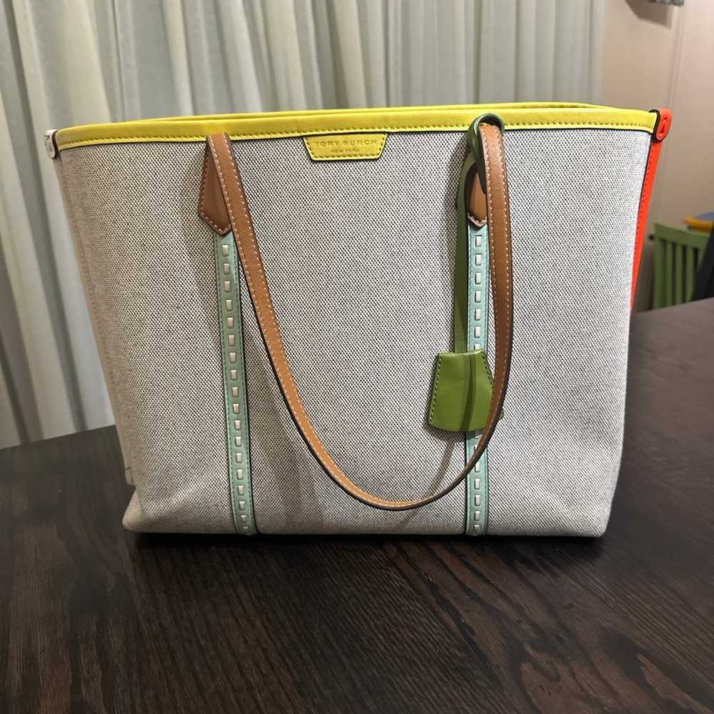 Tory Burch Perry Canvas Tote - image 1