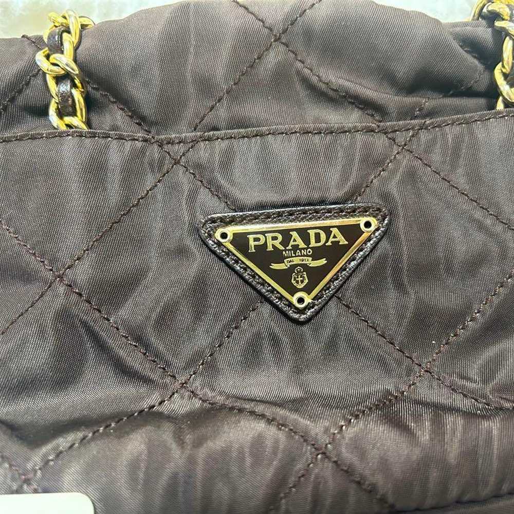 Prada Chain Mini Bag Brown - image 2