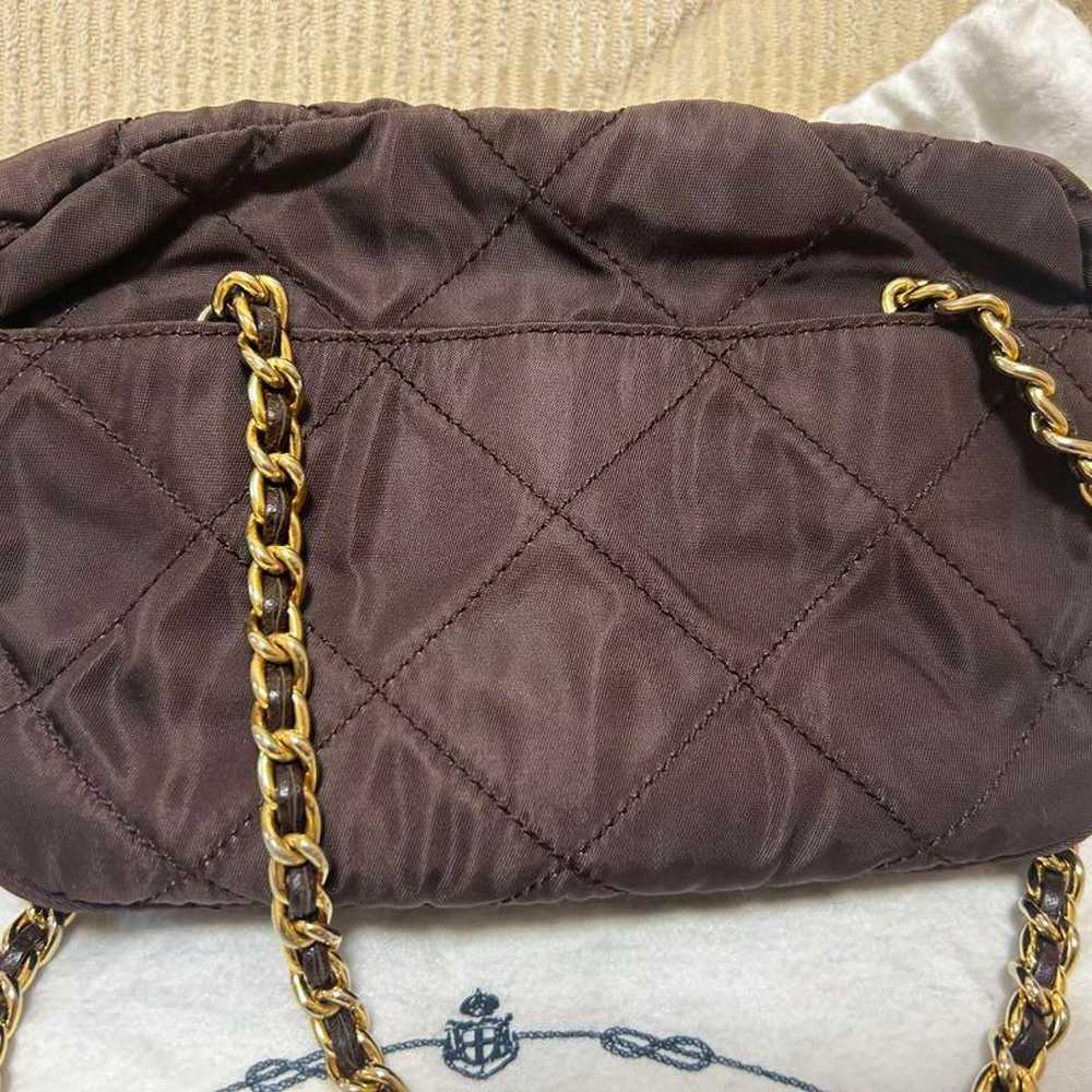 Prada Chain Mini Bag Brown - image 6