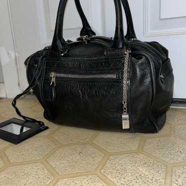 BALENCIAGA Leather Whistle Charm Black Handbag. Su