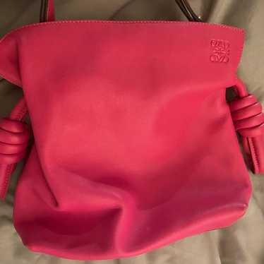 Loewe Flamenco Knot Small Shoulder Bag Pink