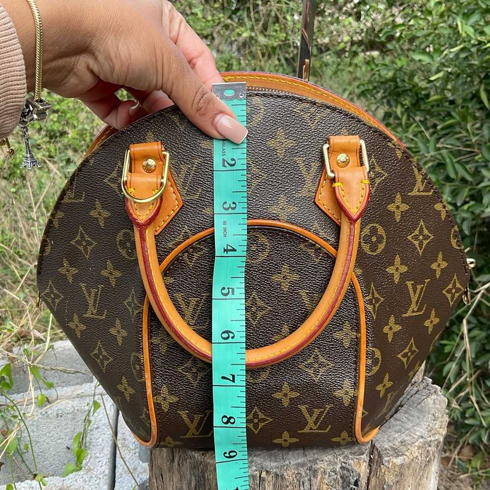 Brown Louis Vuitton Monogram Ellipse MM Handbag - image 10